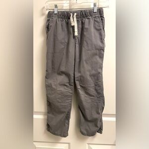 Cat & Jack Boys Gray Straight Leg Pants with elastic waist